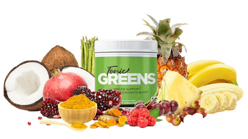 Tonic Greens single botte complete natural nutrients